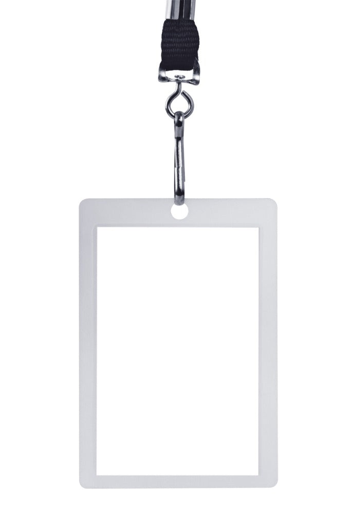 Custom Lanyard - Single or Double Sided- 4x6- w/ Black Flatneck Lanyard Clip
