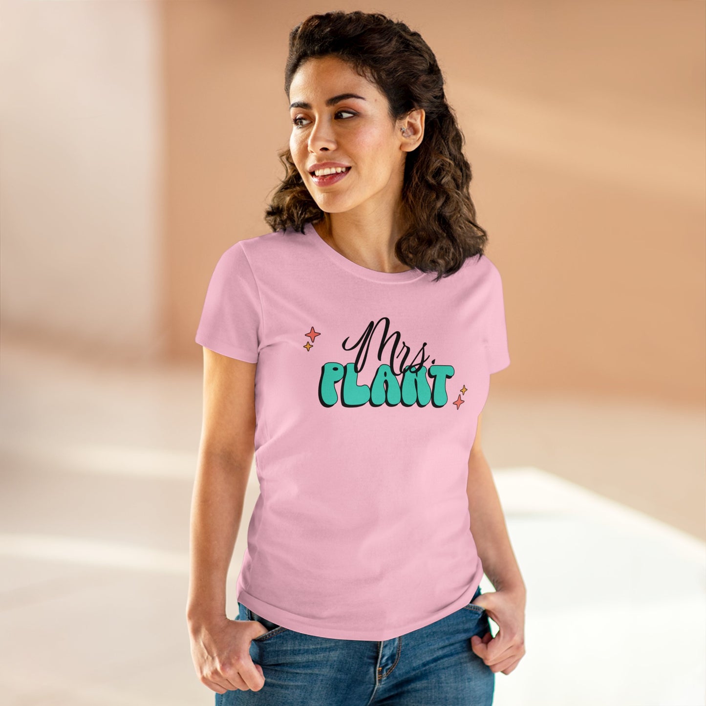 Mrs. Plant Graphic T- Women's Midweight Cotton Tee - Graphic Tee