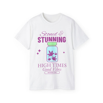 Stoned & Stunning Graphic T - Unisex Adult Ultra Cotton Tee