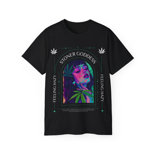 Stoner Goddess Graphic T - Unisex Adult Ultra Cotton Tee