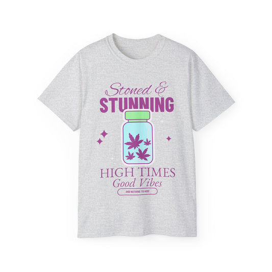 Stoned & Stunning Graphic T - Unisex Adult Ultra Cotton Tee