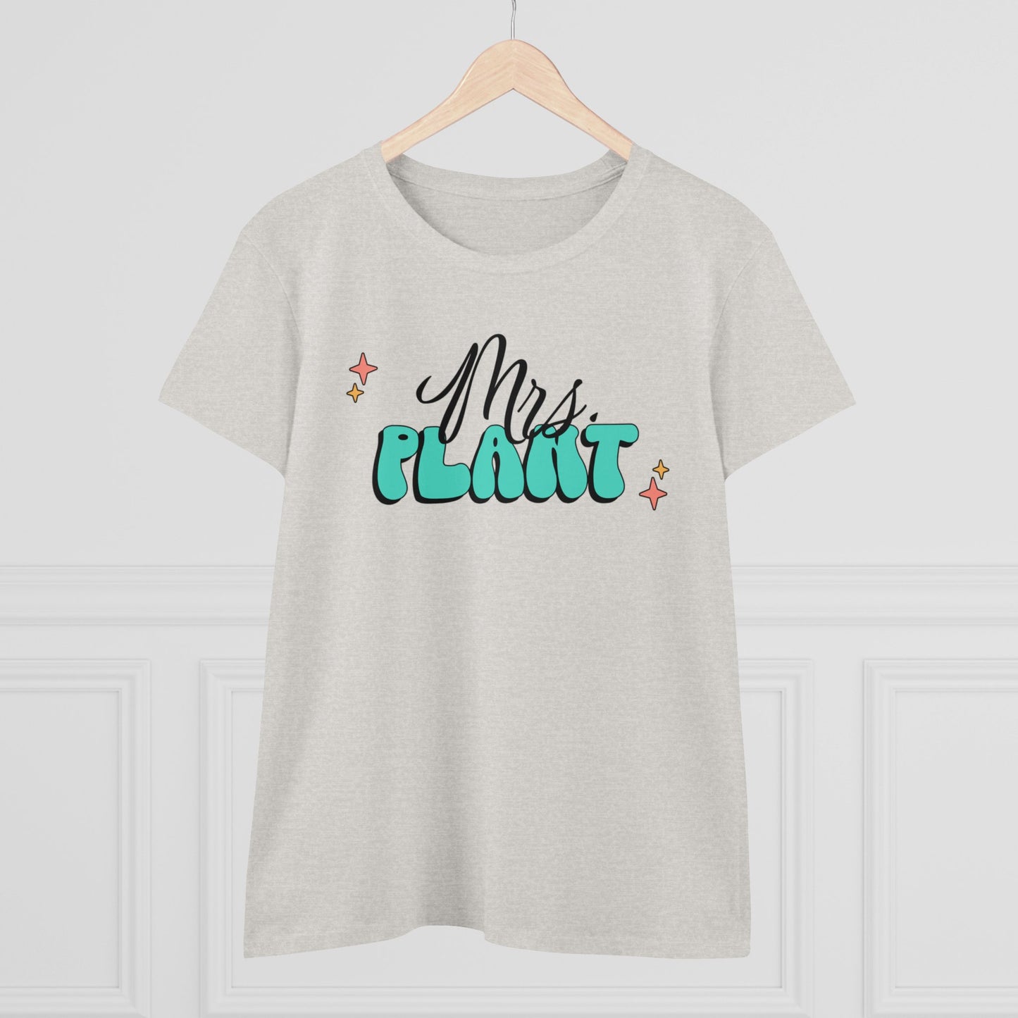 Mrs. Plant Graphic T- Women's Midweight Cotton Tee - Graphic Tee