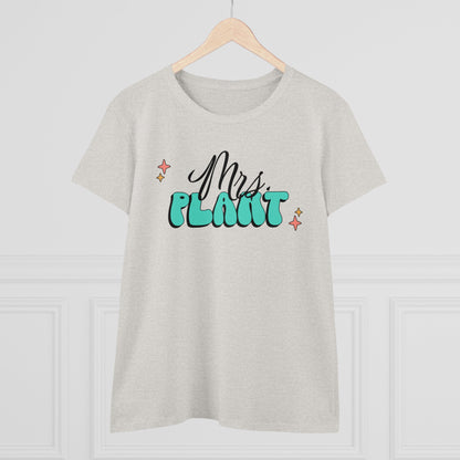 Mrs. Plant Graphic T- Women's Midweight Cotton Tee - Graphic Tee