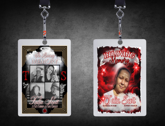 Memorial Lanyard - Talia Scott-