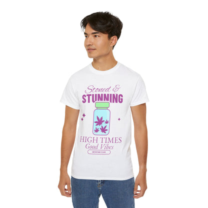 Stoned & Stunning Graphic T - Unisex Adult Ultra Cotton Tee