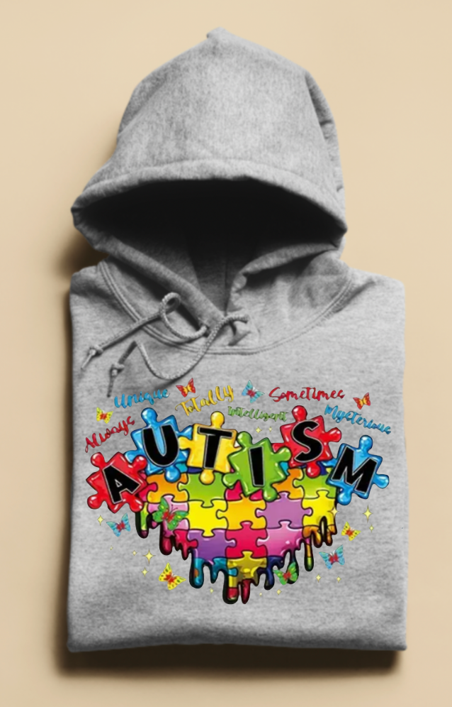 Autism's My Heart - Hoodie