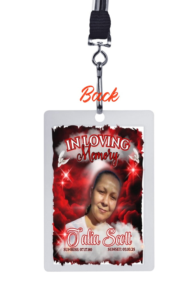 Memorial Lanyard - Talia Scott-