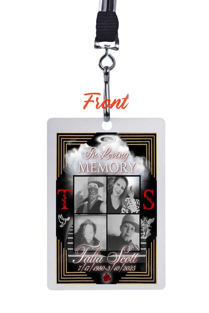 Memorial Lanyard - Talia Scott-