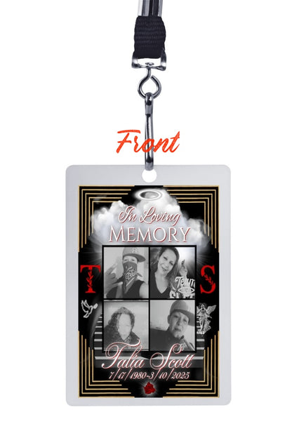 Memorial Lanyard - Talia Scott-