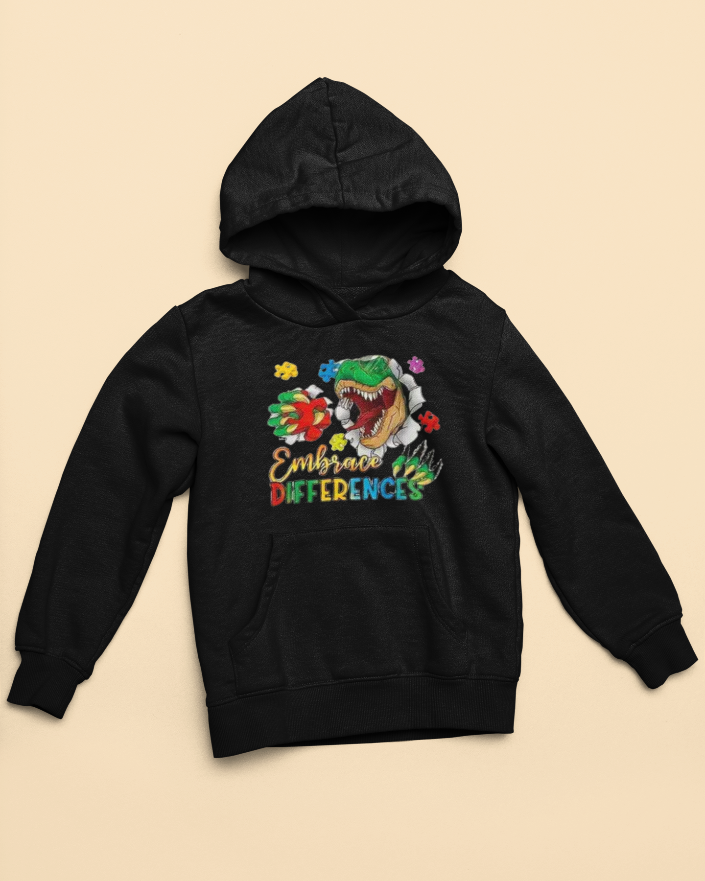 Autism Embrace Differences - Hoodie - Youth