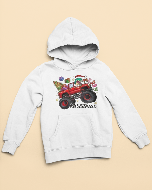 Monster Truck Xmas - Hoodie - Youth