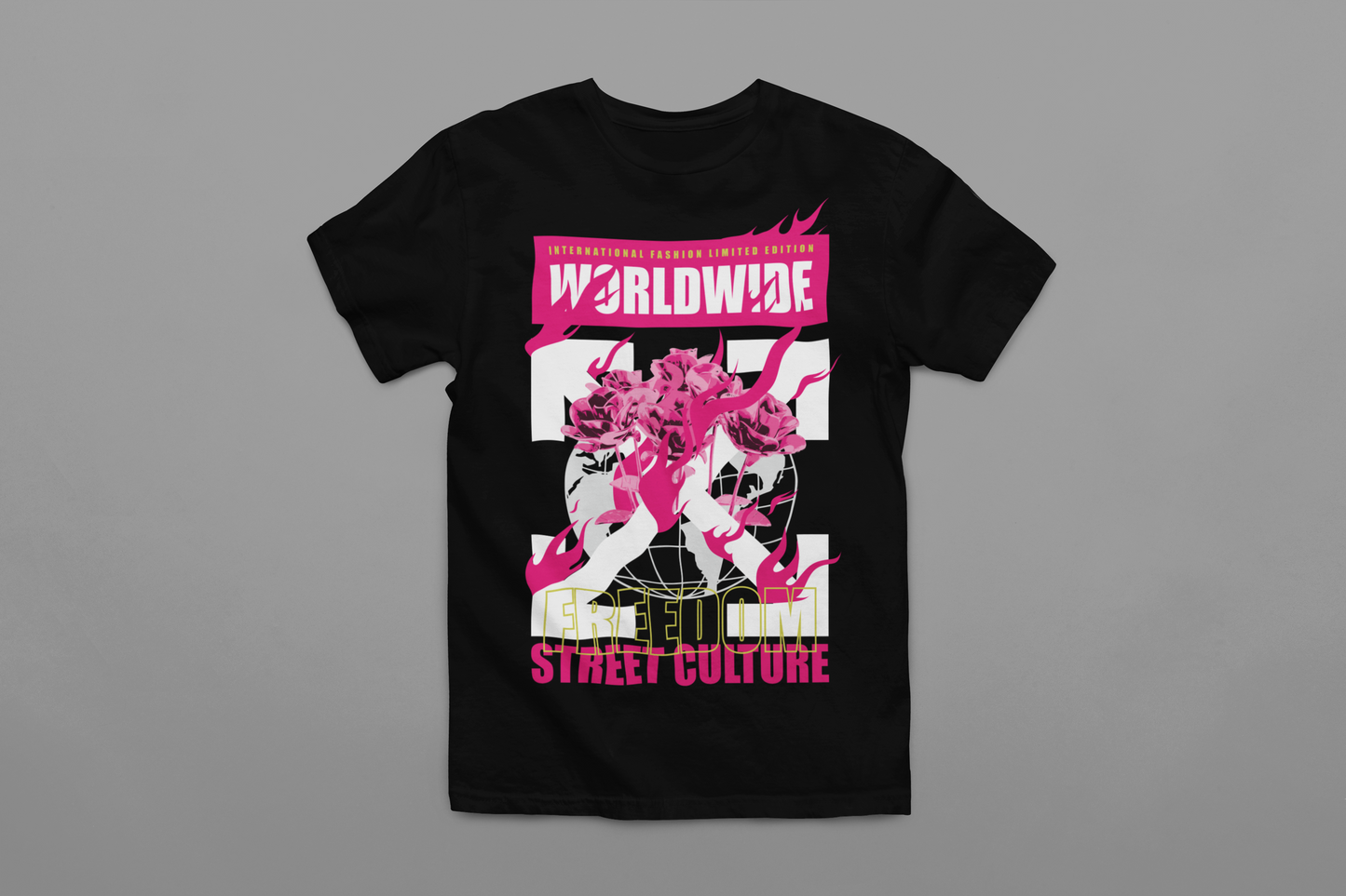 Worldwide Typography - Graphic Tee