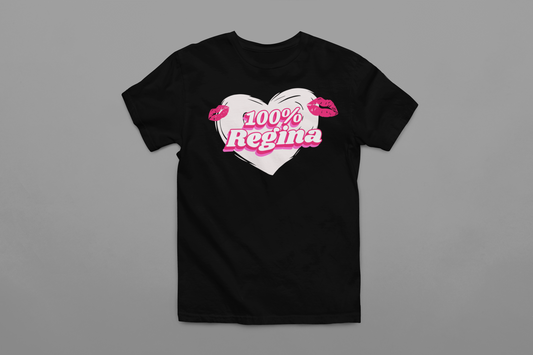 100% Regina - Mean Girls / Black T-Shirt