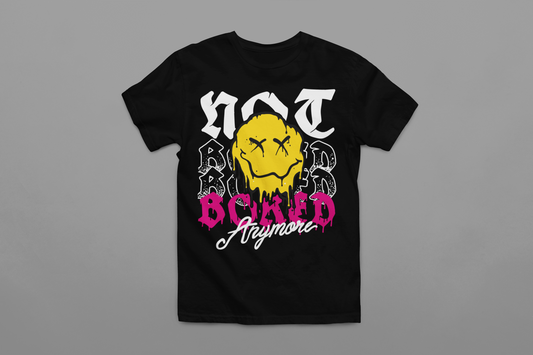 Not Bored Anymore - Graphic Tee / Black T-Shirt